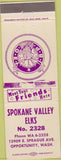 Matchbook Cover - Matchbook Cover Elks Club Opportunity WA