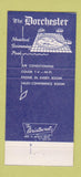 Matchbook Cover - Dorchester Motel Detroit MI 30 Strike