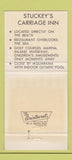 Matchbook Cover - Stuckey's Carriage Inn Jekyll Island GA 30 Strike