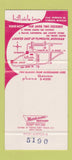 Matchbook Cover - Hillside Inn Plymouth MI 30 Strike