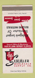 Matchbook Cover - Emmler Supply Detroit Dearborn Saginaw MI 30 Strike
