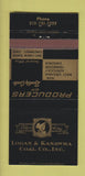 Matchbook Cover - Logan Kanawha Coal Cincinnati OH 30 Strike