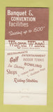 Matchbook Cover - Wagon Wheel Lodge Rockton IL 30 Strike