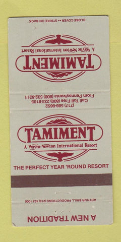 Matchbook Cover - Tamiment Wayne Newton Resort PA WEAR 30 Strike