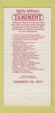 Matchbook Cover - Tamiment Wayne Newton Resort PA WEAR 30 Strike