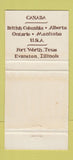 Matchbook Cover - The Keg Restaurant Evanston IL WEAR 30 Strike