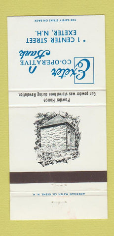Matchbook Cover - Exeter COOP Bank Exeter NH 30 Strike