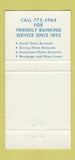 Matchbook Cover - Exeter COOP Bank Exeter NH 30 Strike