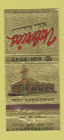 Matchbook Cover - Valerios Italian Restaurant San Antonio TX 30 Strike