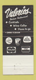Matchbook Cover - Valerios Italian Restaurant San Antonio TX 30 Strike