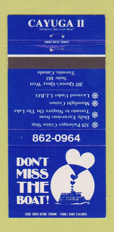 Matchbook Cover - Cayuga II Toronto ON 30 Strike
