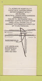 Matchbook Cover - Bakersfield Inn CA 30 Strike