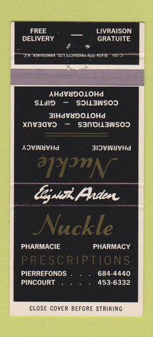 Matchbook Cover - Nuckle Drug QC? 30 Strike