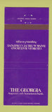 Matchbook Cover - The Georgia Railroad Bank Augusta GA 30 Strike