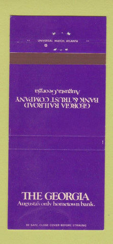 Matchbook Cover - The Georgia Railroad Bank Augusta GA 30 Strike