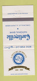 Matchbook Cover - Carlingville National Bank IL 30 Strike