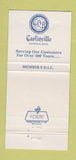 Matchbook Cover - Carlingville National Bank IL 30 Strike