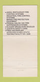 Matchbook Cover - Property Protection Charleston WV Fire Extinguishers 30 Strike