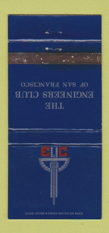 Matchbook Cover - Engineers Club of San Francisco CA WEAR 30 Strike