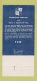 Matchbook Cover - State Bank of Rosholt WI 30 Strike