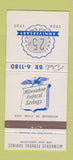 Matchbook Cover - Milwaukee Federal Savings and Loan WI 1961 30 Strike