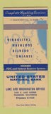 Matchbook Cover - United States National Bank Pasadena CA 30 Strike