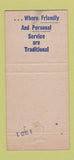Matchbook Cover - United States National Bank Pasadena CA 30 Strike