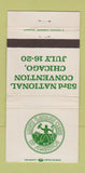 Matchbook Cover Men's Garden Clubs of America Chicago Convention WEAR 30 Strike