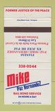 Matchbook Cover - Mike Paz Hernandez Bail Bonds Fort Worth TX 30 Strike
