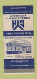 Matchbook Cover - George and Harry's Restaurant New Haven CT 30 Strike