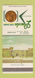 Matchbook Cover - Lincoln State Bank Milwaukee? WI 30 Strike