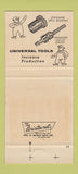 Matchbook Cover - Universal Engineering Company Frankenmuth MI 30 Strike