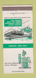 Matchbook Cover - Thrift Courts Motel Pontiac MI 30 Strike