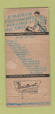 Matchbook Cover - Macklin Grinding Wheel Abrasive Jackson MI WORN 30 Strike