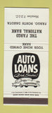 Matchbook Cover - Fargo National Bank ND 30 Strike