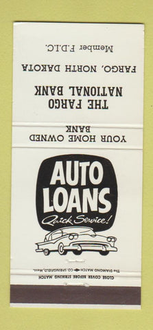 Matchbook Cover - Fargo National Bank ND 30 Strike