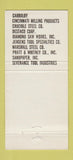Matchbook Cover - Tools and Abrasives Fort Wayne Kokomo IN 30 Strike