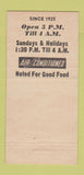 Matchbook Cover - Agostino's Restaurant Chicago IL Sciacqua Bros 30 Strike