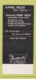 Matchbook Cover - Anne Miles Hair Salon McLean VA 30 Strike