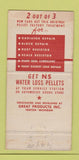 Matchbook Cover - NS Water Loss Leak Stopper Sealer Fenton MI WEAR 30 Strike