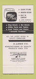 Matchbook Cover - Ames Maid Furniture Parkersburg WV O Ames 30 Strike