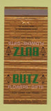 Matchbook Cover - Butz Flowers Gifts New Castle PA 30 Strike
