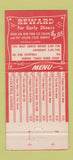 Matchbook Cover - Laurye's Steak Ranch Palm Springs CA 30 Strike