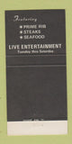 Matchbook Cover - Tucker Bag Restaurant Napa CA 30 Strike