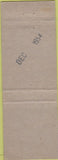 Matchbook Cover - Matchbook Cover Elks Club Union City IN