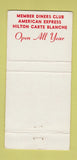 Matchbook Cover - Harry's Inn Somers Point NJ 30 Strike