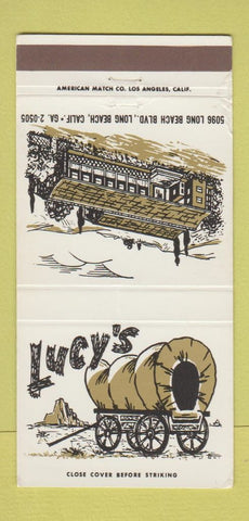 Matchbook Cover - Lucy's Long Beach CA 30 Strike