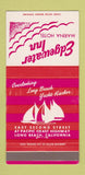 Matchbook Cover - Edgewater Marina Hotel Long Beach CA 30 Strike