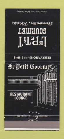 Matchbook Cover - Le Petit Gourmet Clearwater FL 30 Strike