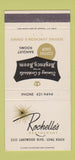 Matchbook Cover - Rochelle's Restaurant Long Beach CA 30 Strike